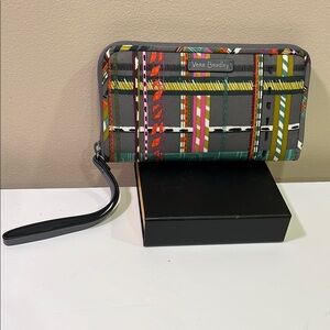 Vera Bradley Colorful Plaid Wristlet